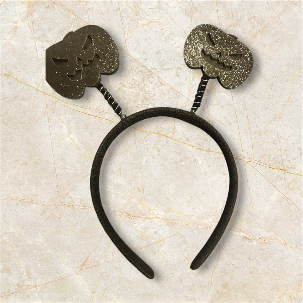 Black Pumpkin Headband